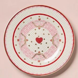 Anthro Bistro Tile Valentine Plate